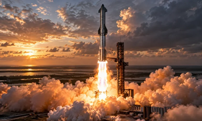 Starship completa primeiro voo orbital com lançamento de 26 satélites