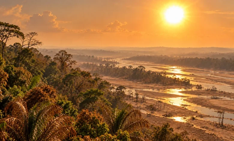Calor extremo avança sobre a Amazônia preservada