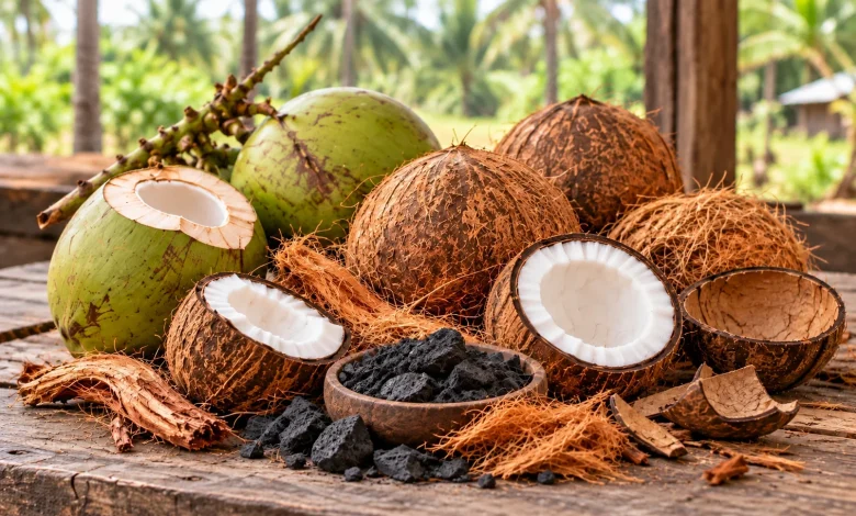 Resíduos de coco viram biochar para uso agrícola no Rio Grande do Norte
