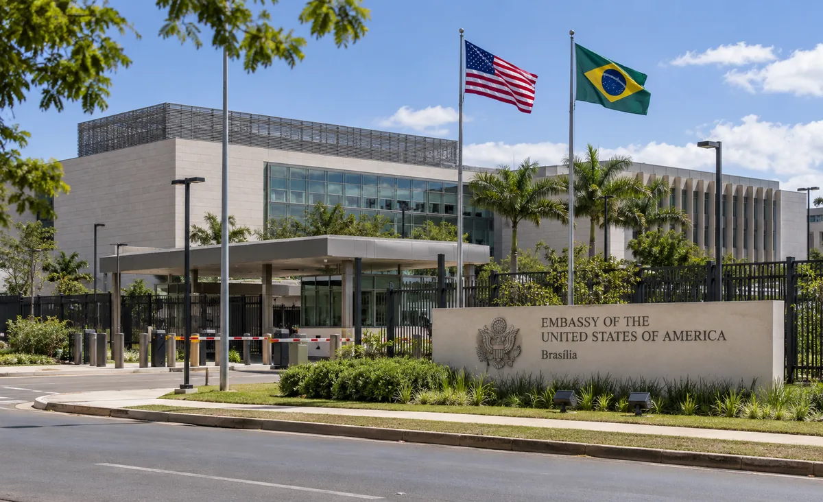 Embaixada dos EUA e consulados suspendem atendimento no Brasil por risco de segurança 2 Embaixada dos EUA e consulados suspendem atendimento por risco de segurança