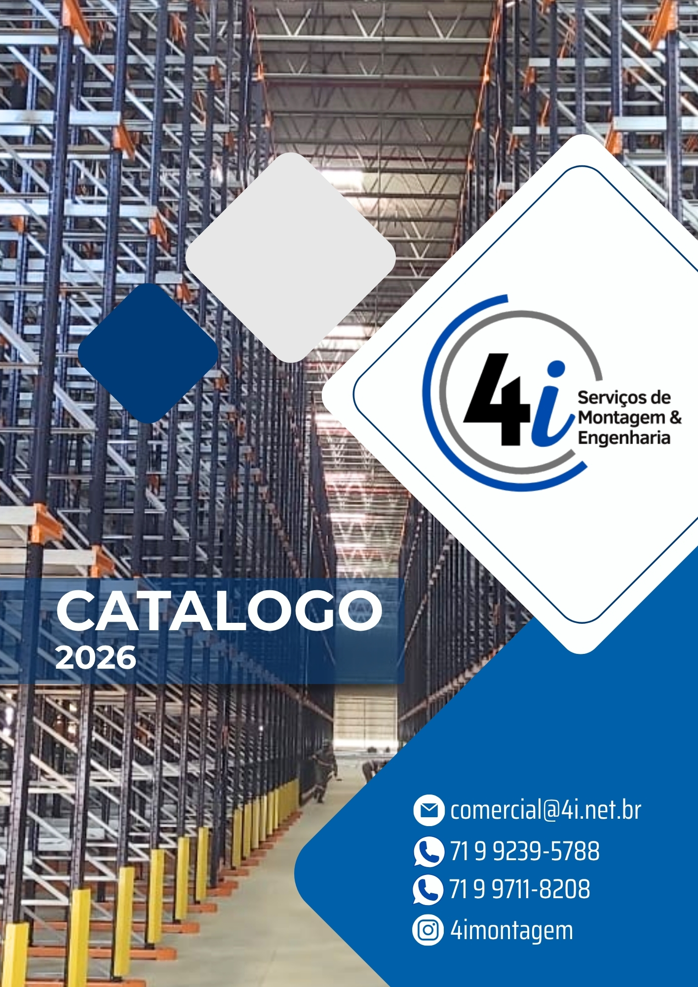 Montagem de estruturas de Porta Paletes/Drive e etc.