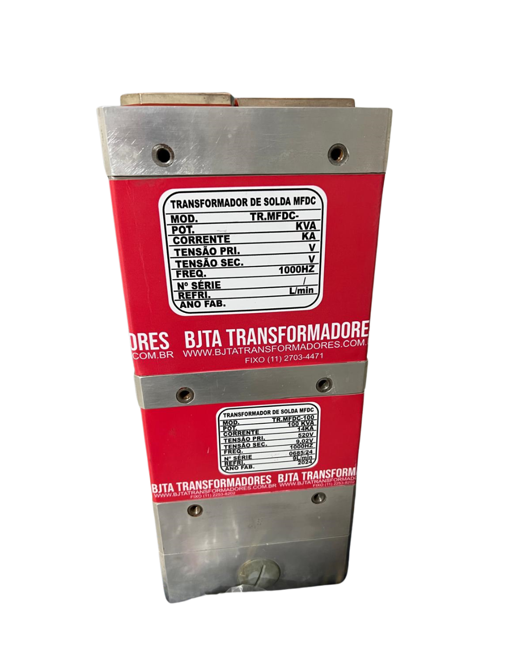 TRANSFORMADOR DE SOLDA MFDC (PINÇA ROBÓTICA)