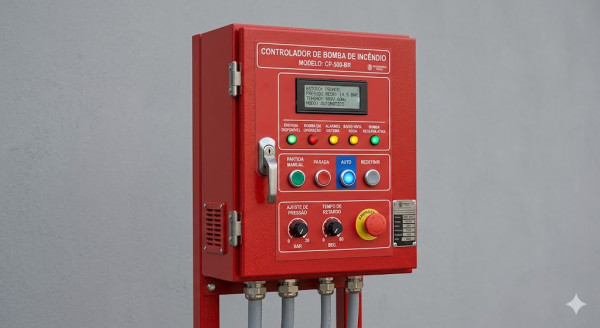 painel para bomba de incendio