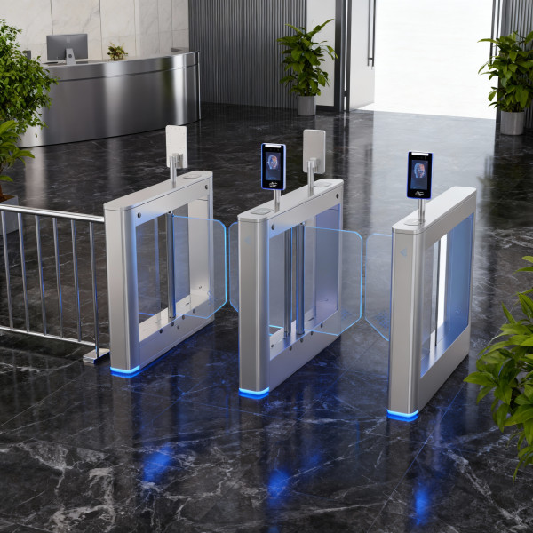 Catraca Flap Com Leitor Biométrico