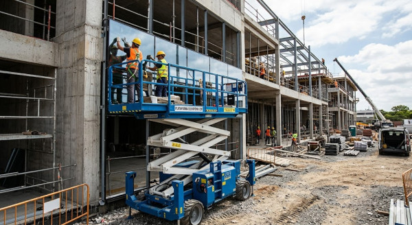 Plataforma elevatoria de tesoura 6M
