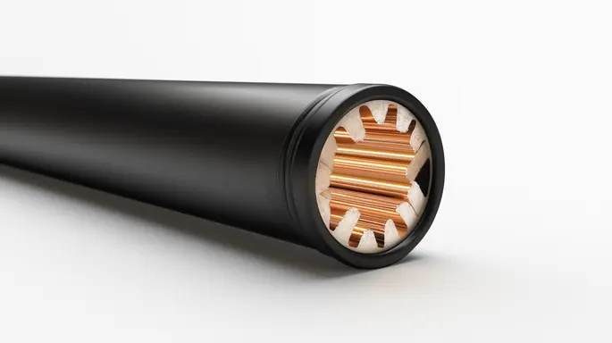 Cabo flexível energia solar