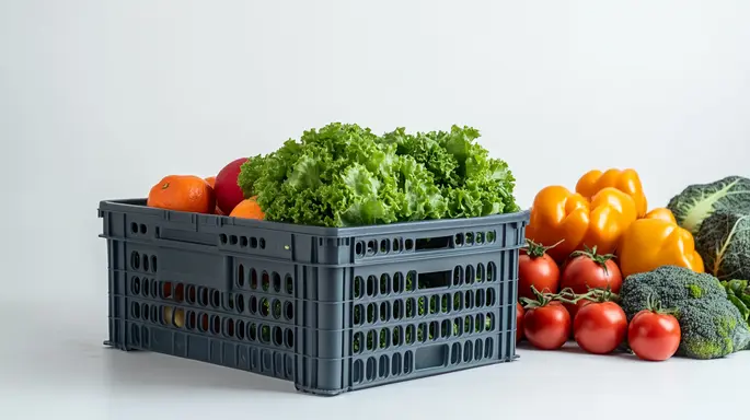 Caixa plástica para hortifruti