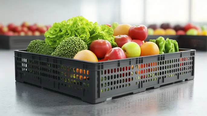 Caixa plástica para hortifruti no df