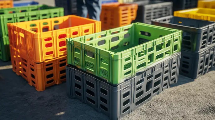 Caixa plástica para hortifrúti