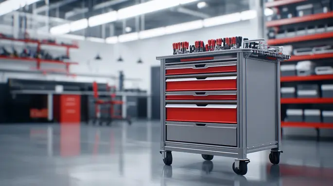 Carrinho de ferramentas profissional