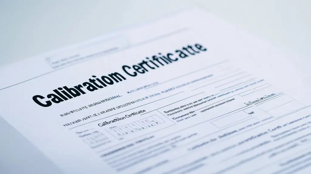 Certificado de calibração rbc