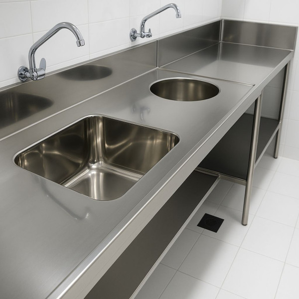 Expurgo Em Aço Inox Para Ambientes Hospitalares