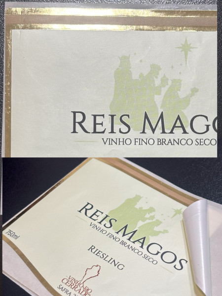 Rótulos Com Hot Stamping Luxuoso