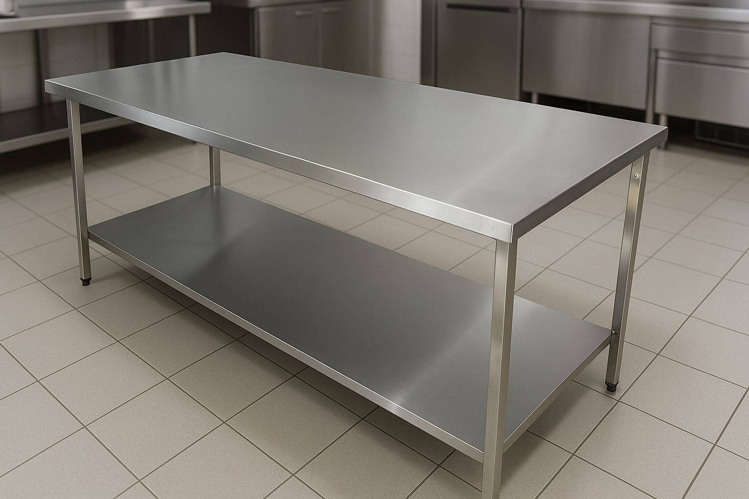 Mesa Em Aço Inox