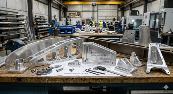 peças de aluminio aeronautico duro70/75