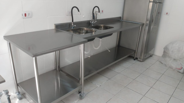 Bancada De Inox