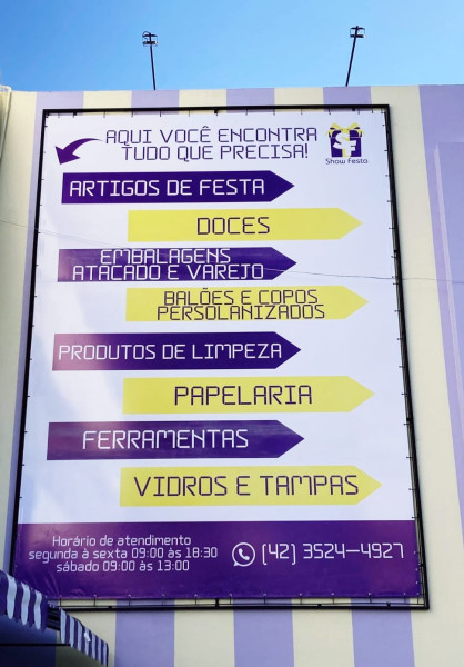 Impressão De Faixa De Lona Durável