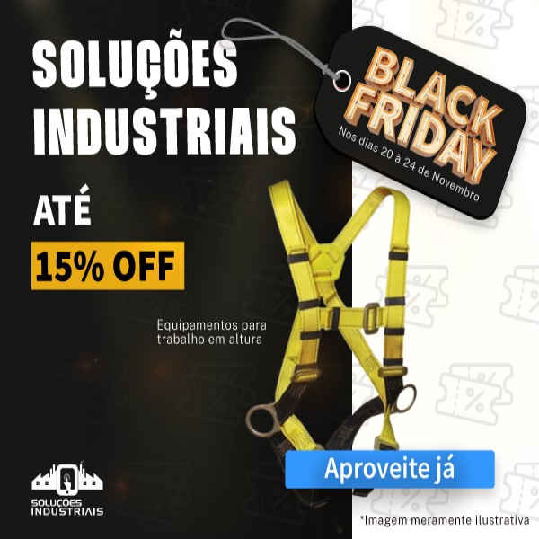 Equipamentos para trabalho em altura - Black Friday