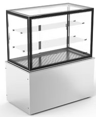 Vitrine aquecida e refrigerada