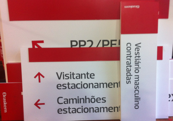 Adesivo Para Sinalização Interna