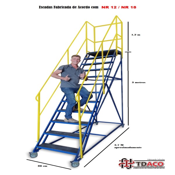 Escada Modelo Plataforma