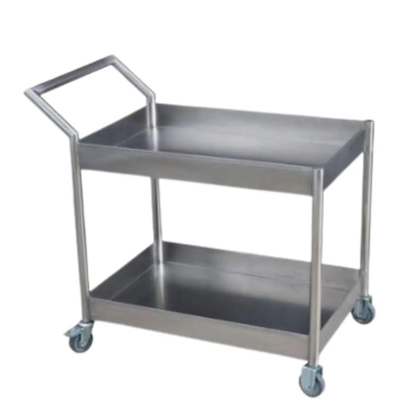 Carrinho de aço inox