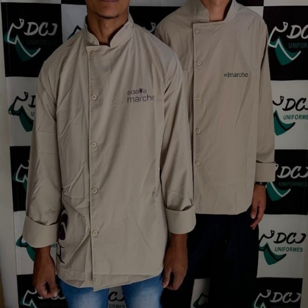 dolmã chef personalizada