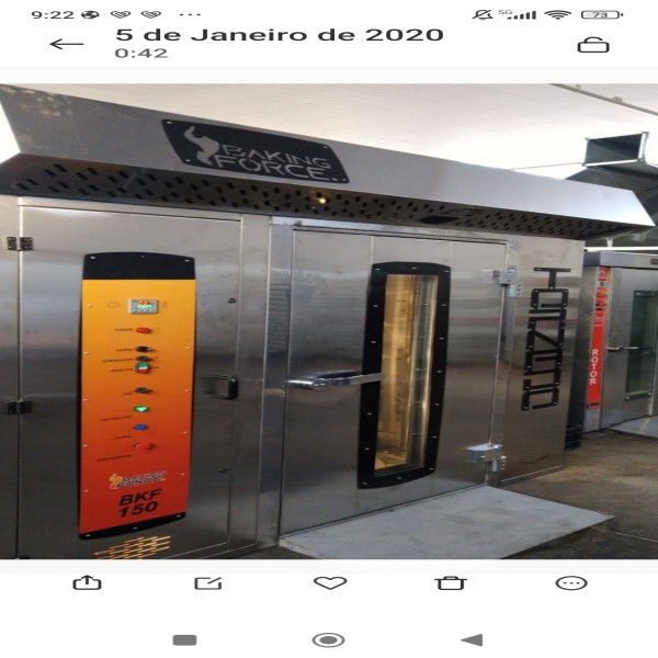 Forno Rotativo Industrial