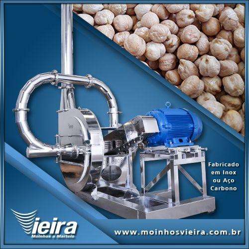 Moinho industrial de martelo para grãos