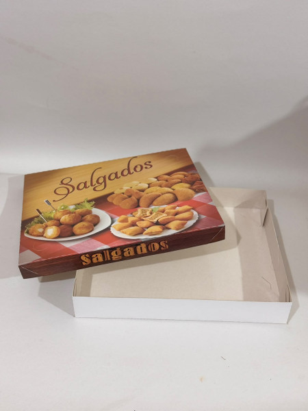 Caixa Salgados Personalizada