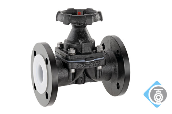 Válvula de Diafragma Revestida de Vidro