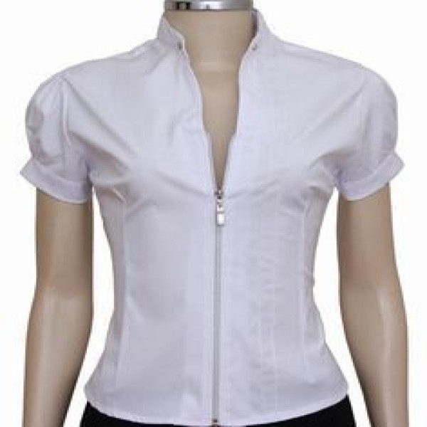 uniforme camisa social feminina manga curta