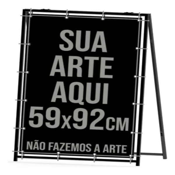 Cavalete Banner Lona