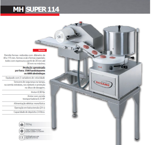 Maquina De Hamburguer Industrial