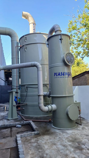 lavador de gases químicos