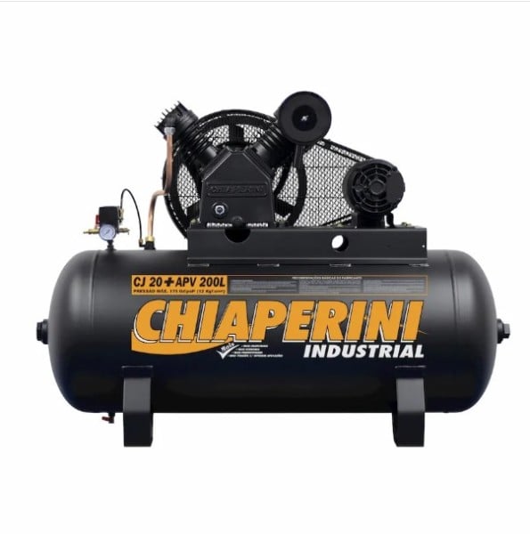 Compressor 20/200L Trifásico 175lbs APV(5-II)220/380V - Chiaperini