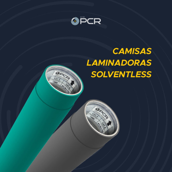 Camisa / Mangas / Sleeves - para Laminação Solventless e base solvente