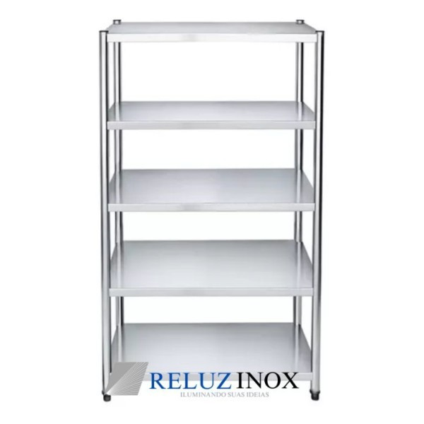 estante em aço inox 6 prateleiras