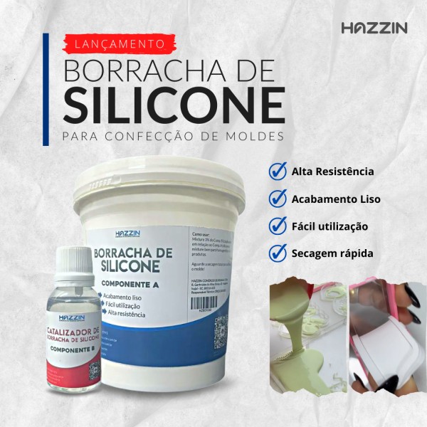 borracha de silicone branca para moldes