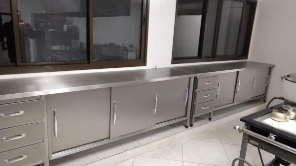 Armário Cozinha Industrial Inox