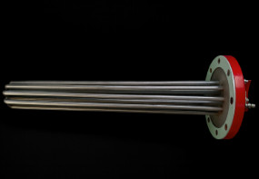 resistência tubular com flange
