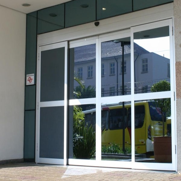 porta automatica de vidro comercial