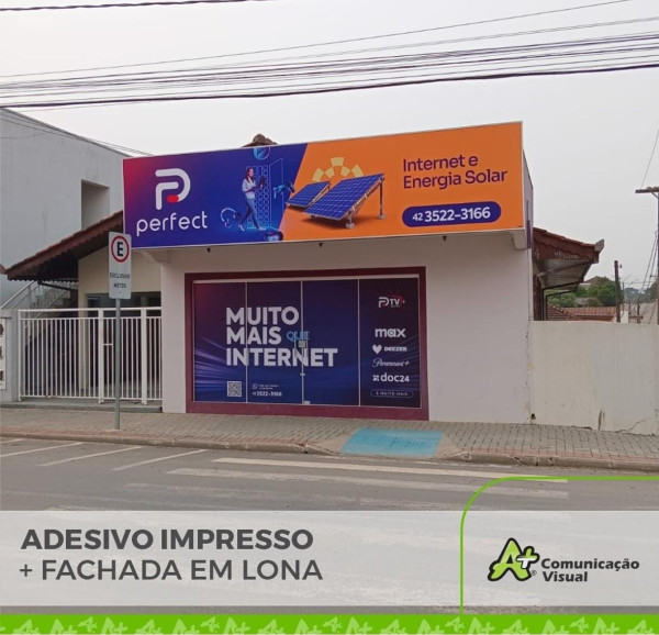 Fachada De Lona Personalizada