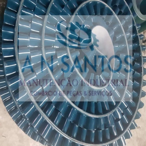 Correia Transportadora Sanfonada