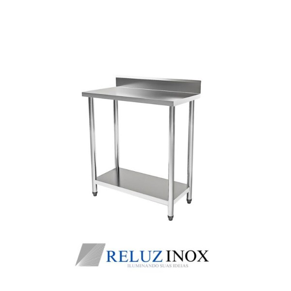mesa de manipulação inox