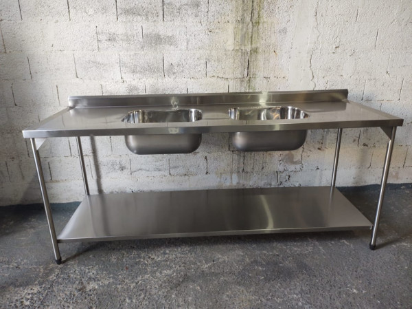 Pia De Inox Industrial 2 Metros