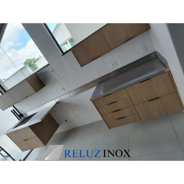 tampo de inox para bancada
