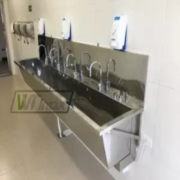 lavatório inox hospitalar