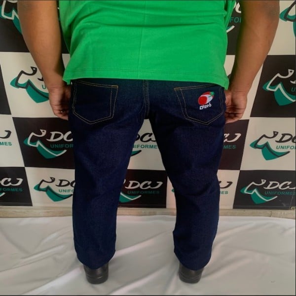 calça jeans uniforme