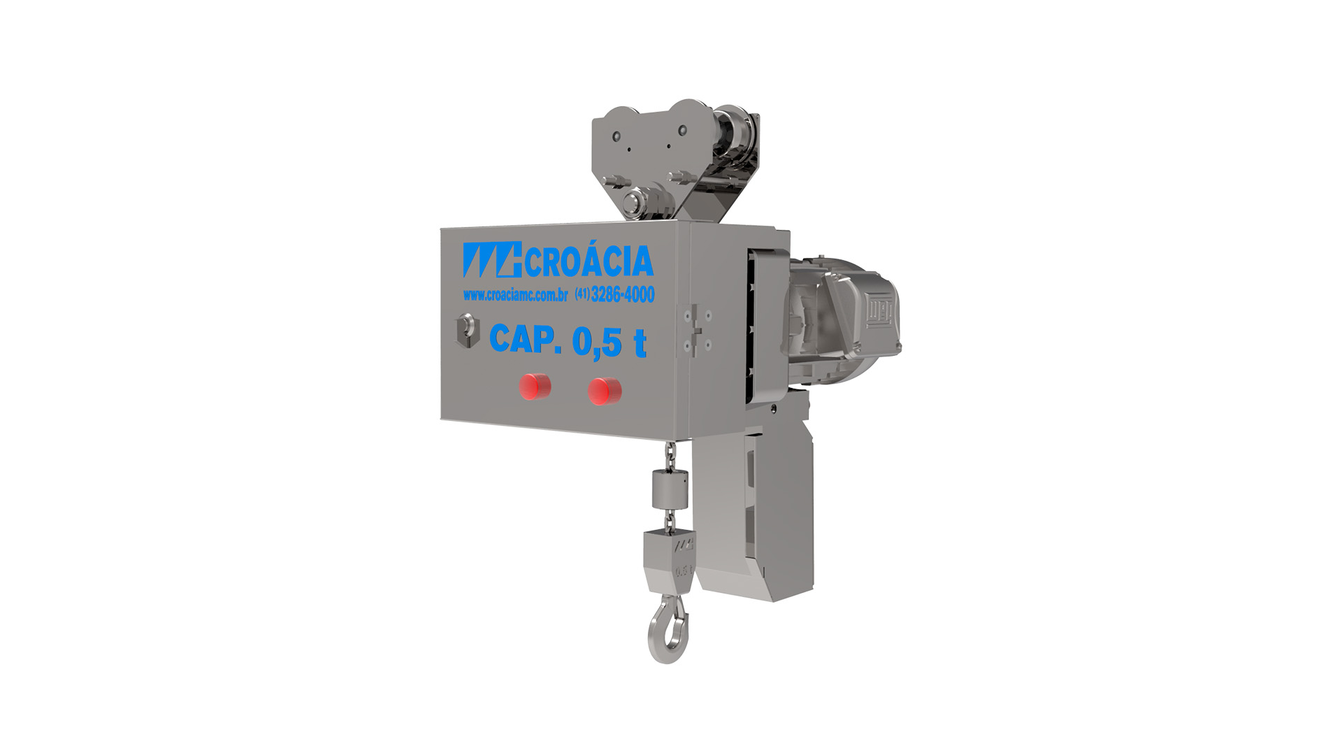 Talha Elétrica Aço Inox
